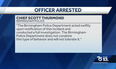 Birmingham police officer arrested, charged with domestic violence/strangulation