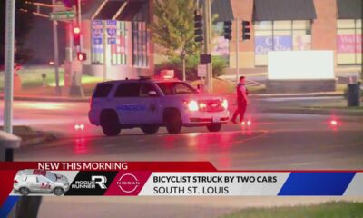 Bicyclist hit by two cars in on Hampton in St. Louis