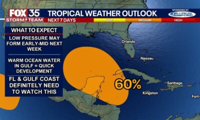 Tracking the Tropics: Chance of tropical disturbance in Caribbean at 60%