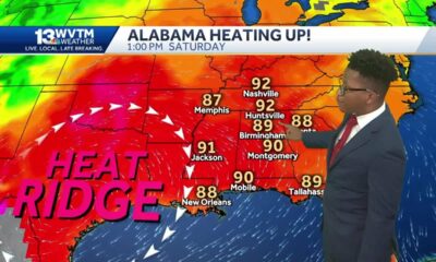 Alabama Weekend Forecast: Temperatures climb, while Tropical Threat Looms