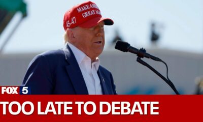 Trump on second Harris debate: 'It's too late' | FOX 5 News