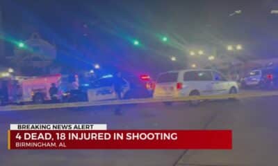 4 dead, at least 18 injured in shooting in Alabama