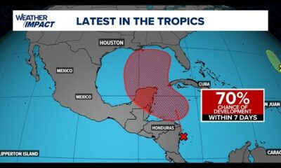 High chance for tropical development in the Caribbean