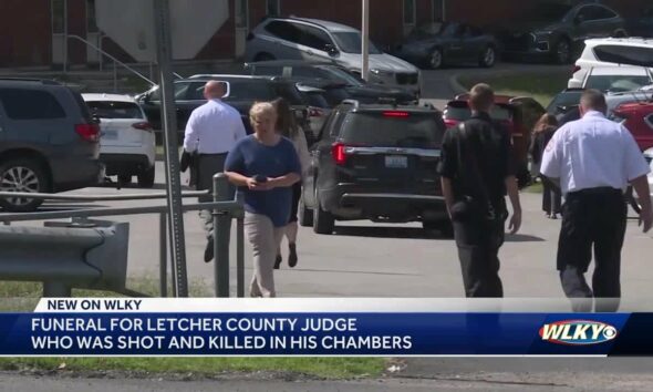 Funeral held for Letcher County judge shot to death in his chambers