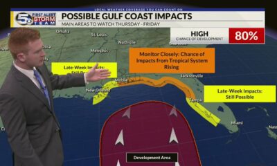 A Dry Start to the Week, Tropical System to Form in the Gulf: Sunday Evening Forecast 9/22/2024