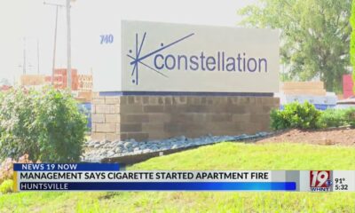 Management Says Cigarette Started Apartment Fire | September 22, 2024 | WHNT News 19 Sunday Evening