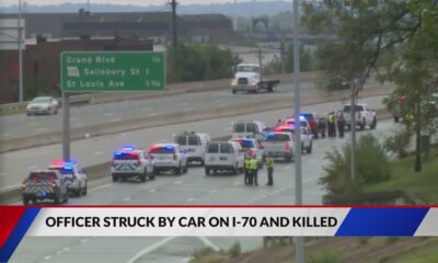 St. Louis officer struck by car on I-70 and killed; driver in custody