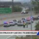 St. Louis officer struck by car on I-70 and killed; driver in custody