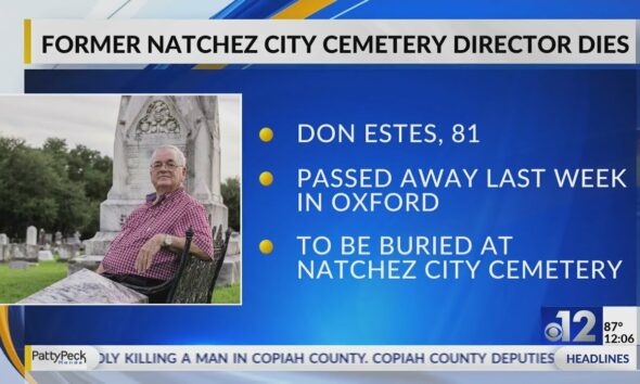 Former Natchez City Cemetery director dies