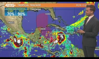 New Orleans Weather: Less hot weather later this week as we watch the tropics