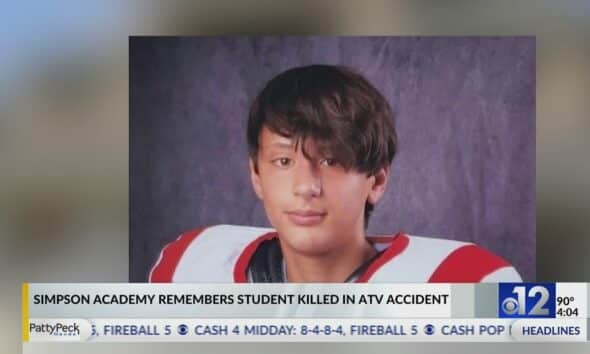 Simpson Academy student killed during ATV crash