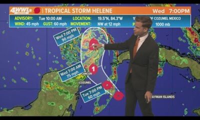 Tuesday Noon Tropical Update: TS Helene to become a hurricane