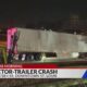 Poplar Street Bridge off-ramp reopens after big rig rollover