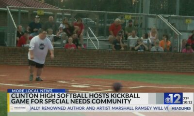 Clinton High softball hosts kickball game for those with special needs