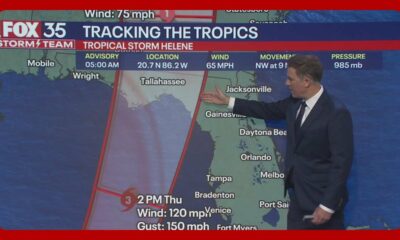 Tropical Storm Helene Update: Storm strengthening on trek to Florida