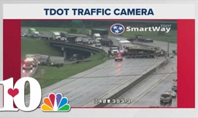 KPD: Tractor-trailer crash knocks over utility pole on I-40 East near I-640 split