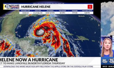 Helene is now a Hurricane