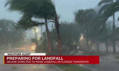 Helene expected to make landfall in Florida