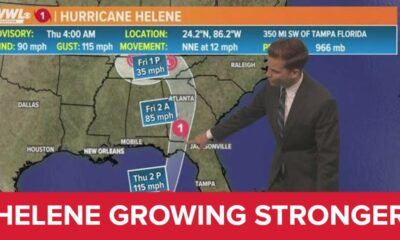 Thursday 5 AM Tropical Update: Helene growing stronger