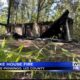 Fire destroyed house near Lake Piomingo in Lee County