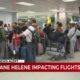 Hurricane Helene impacting flights