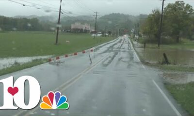 Tracking road conditions on Waldens Creek Road in Sevier County