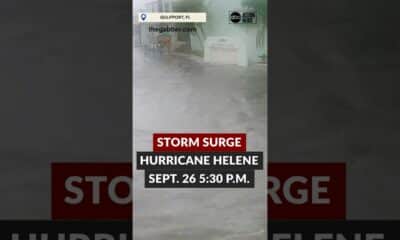 Video from Pinellas County shows storm surge impact from Hurricane Helene.