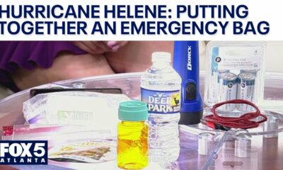 Preparing an emergency kit before a hurricane