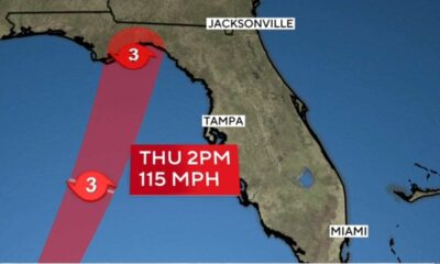 Hurricane Helene strengthening as it barrels toward Florida's Big Bend coast