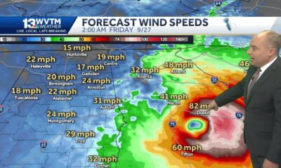 Helene strengthens in the Gulf before making landfall in Florida and impacting Alabama, other states