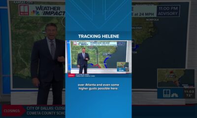 Tracking Helene as it moves towards Atlanta