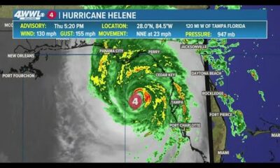 Tropical Update: Hurricane Helene now a Category 4 storm