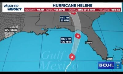 Tracking Hurricane Helene: Latest path, cone and information on the Cat. 2 storm