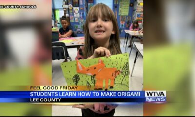 Lee County students make origami