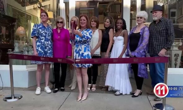 Hallie Ward Interiors cuts the ribbon and opens its doors