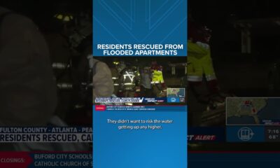 Residents rescued from flooding apartments