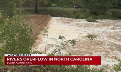 Rivers overflow in North Carolina