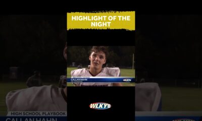 WLKY Highlight of the Night: CAL's Callan Hahn catches fumble, scores touchdown