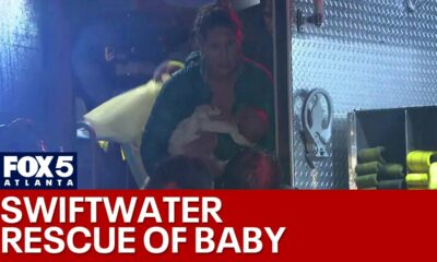 Swift water rescue in Buckhead involving baby