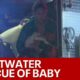 Swift water rescue in Buckhead involving baby