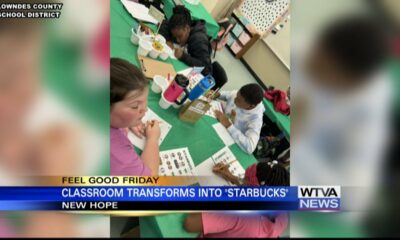 New Hope teacher turns classroom into Starbucks