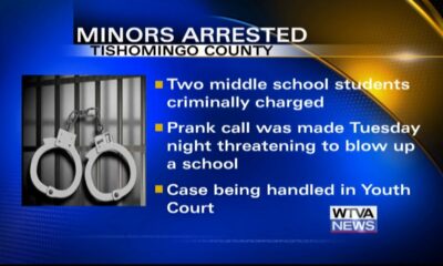 Middle school students arrested in Tishomingo County after school threat