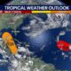 Tropics forecast: 2 areas of interested in Caribbean Sea and Atlantic for possible development: NHC