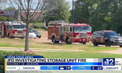 Fire damages Jackson storage units