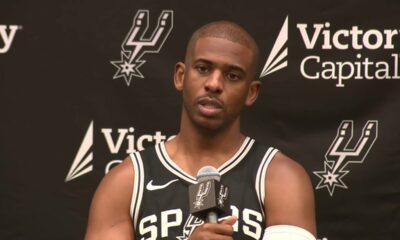 Spurs G Chris Paul talks about upcoming season at media day