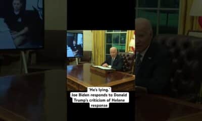 Joe Biden responds to Trump criticism of Helene response