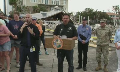 Hurricane Helene aftermath: DeSantis speaks in Steinhatchee, Florida