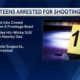 2 teens arrested for shooting into crowd