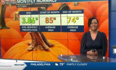 9/30- The first day of October brings seasonable weather