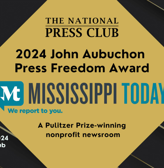 National Press Club awards Mississippi Today with its highest press freedom award